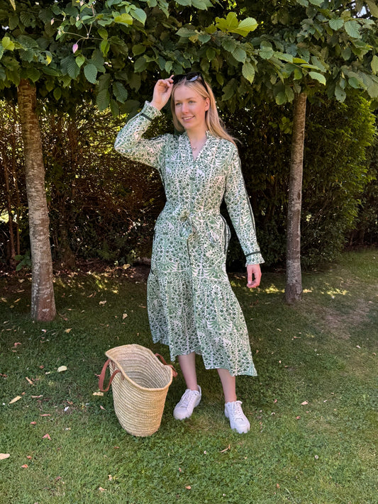 GREEN BUTAH FLORENCE DRESS