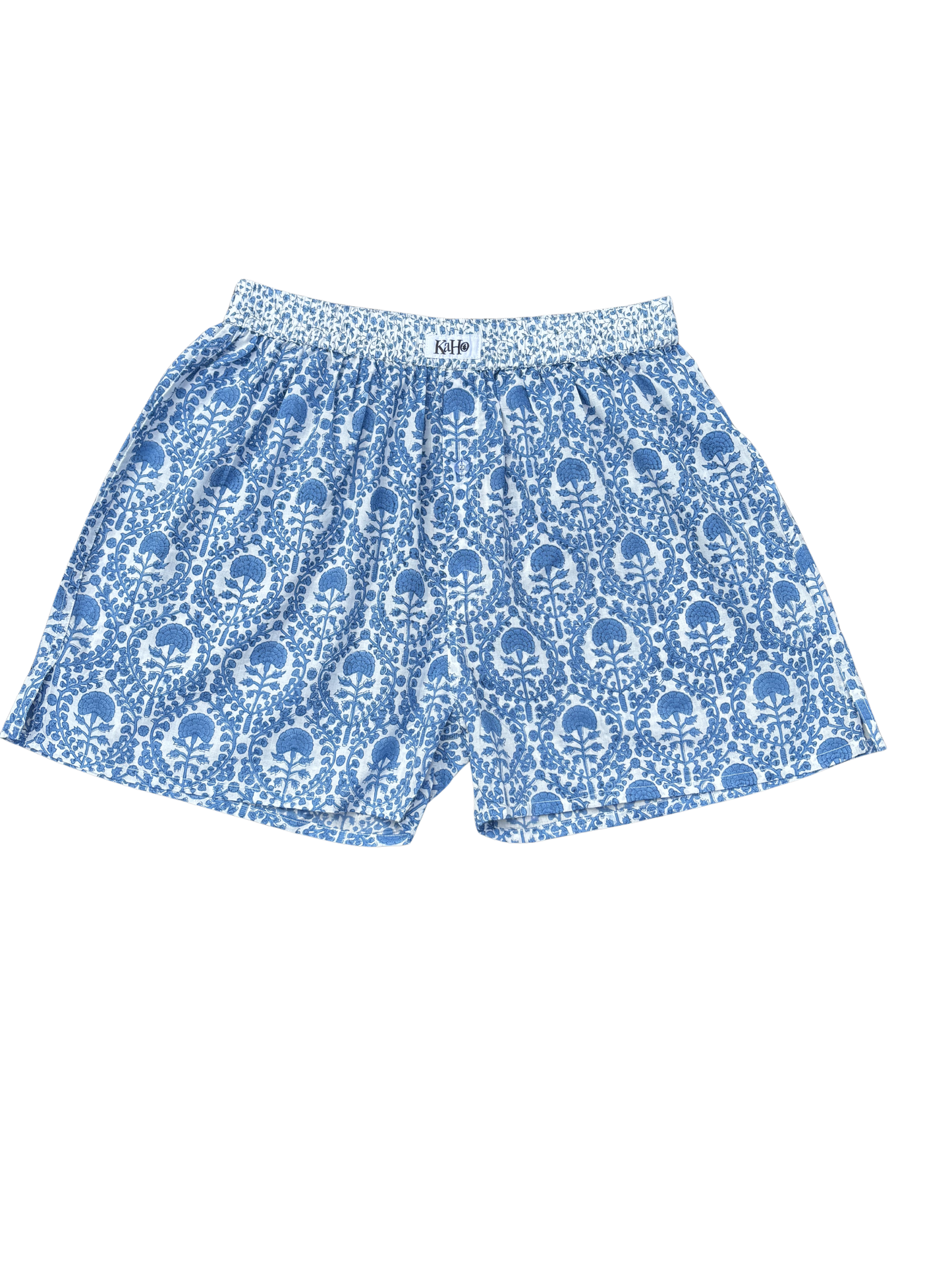 BLUE TRELLIS BOXER SHORTS