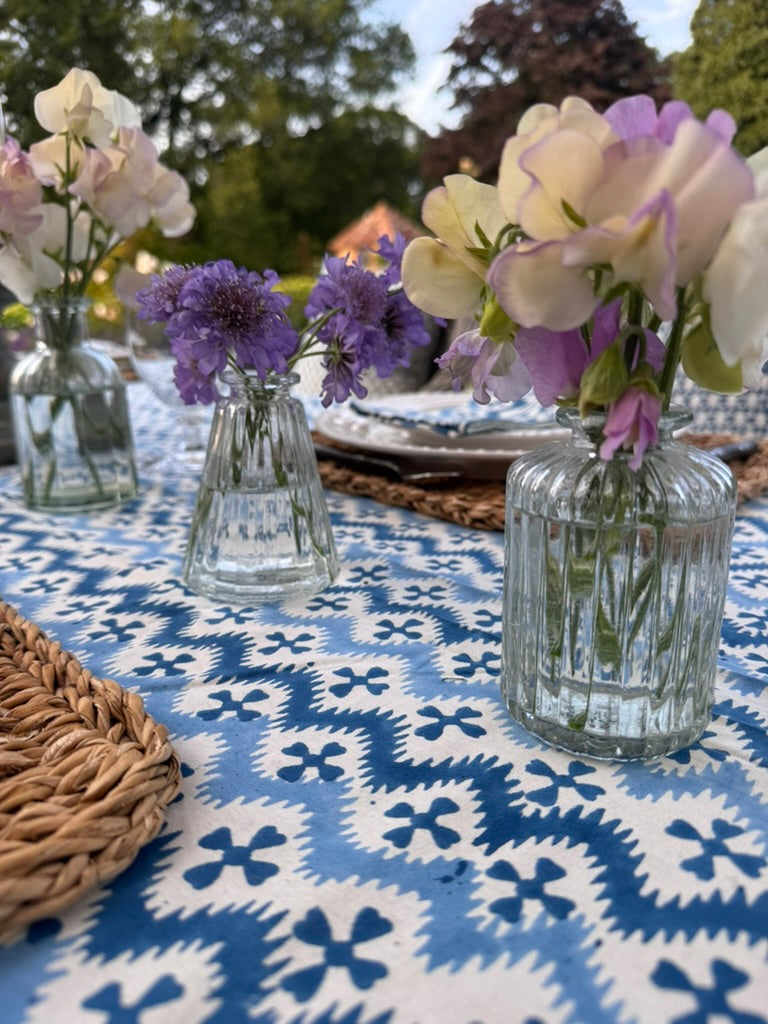 BLUE ZIG ZAG NAPKINS