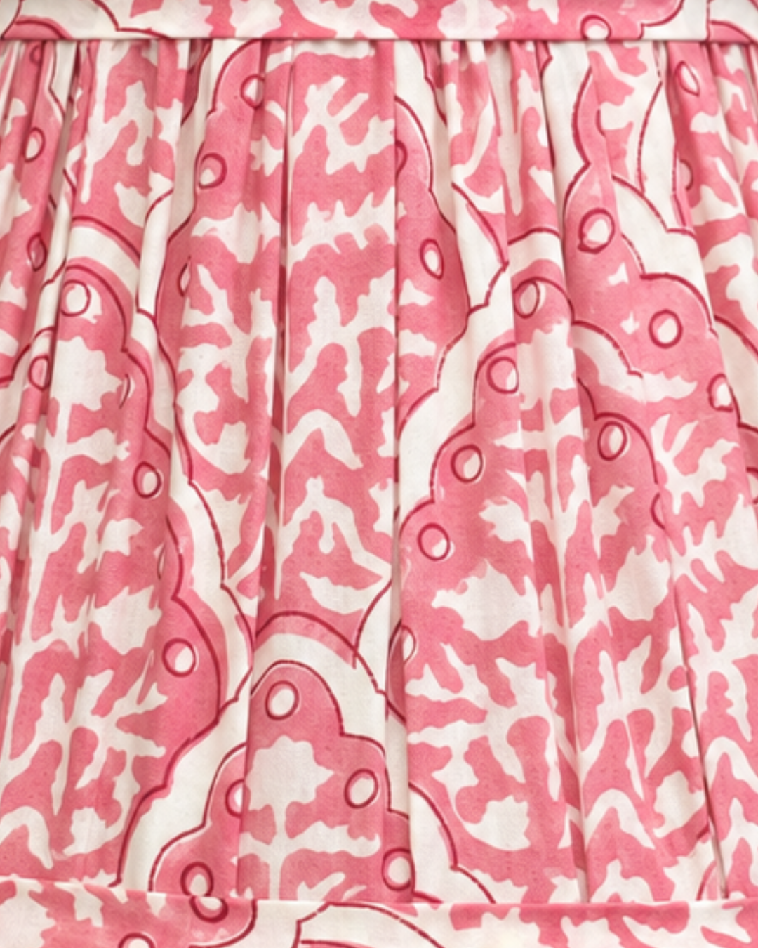 Tiny Pink Tile Lampshade