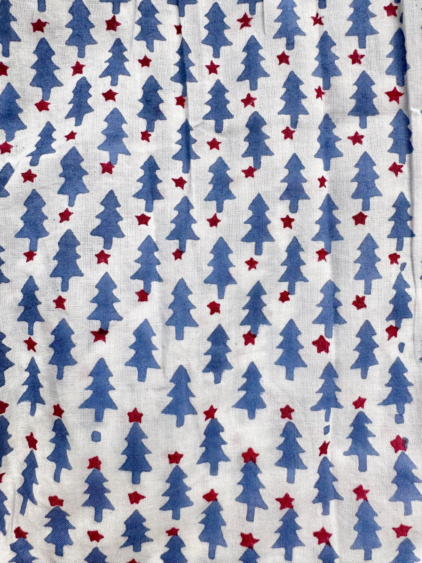 BLUE CHRISTMAS TREE BOXER SHORTS