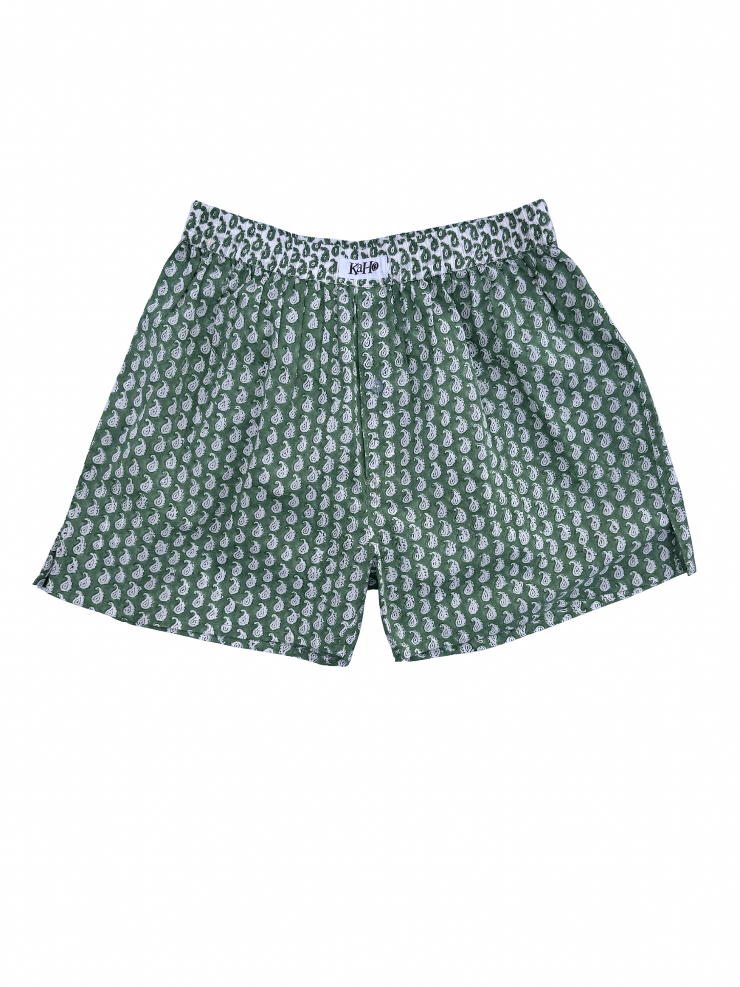 DARK GREEN BOOTY BOXER SHORTS