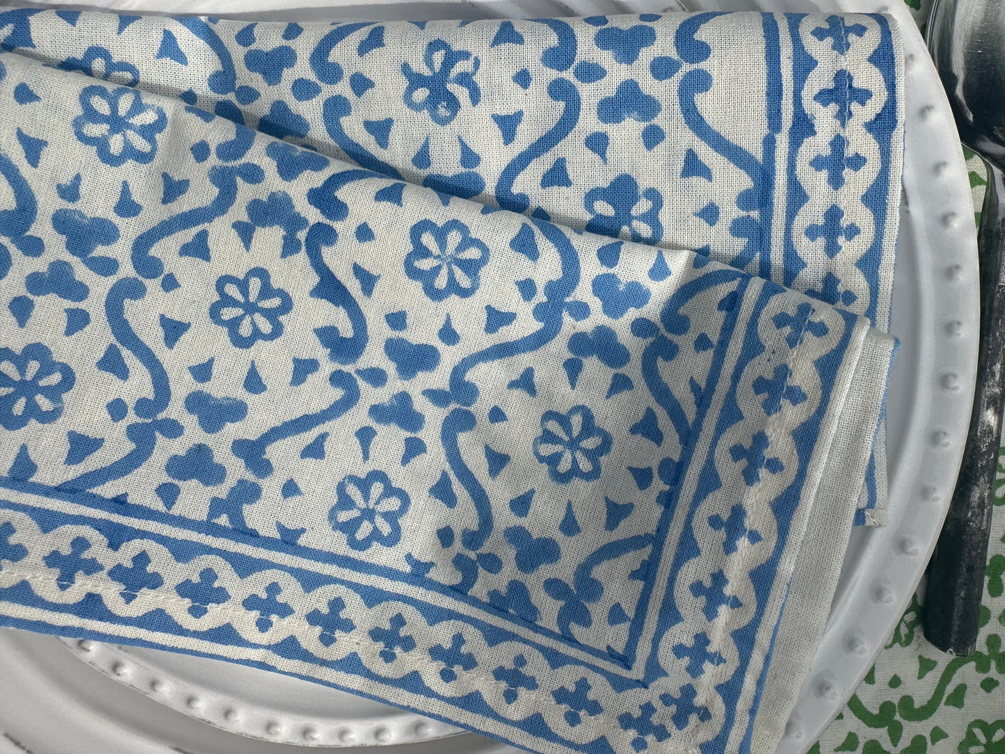 BLUE CHELSEA BLOOM NAPKINS