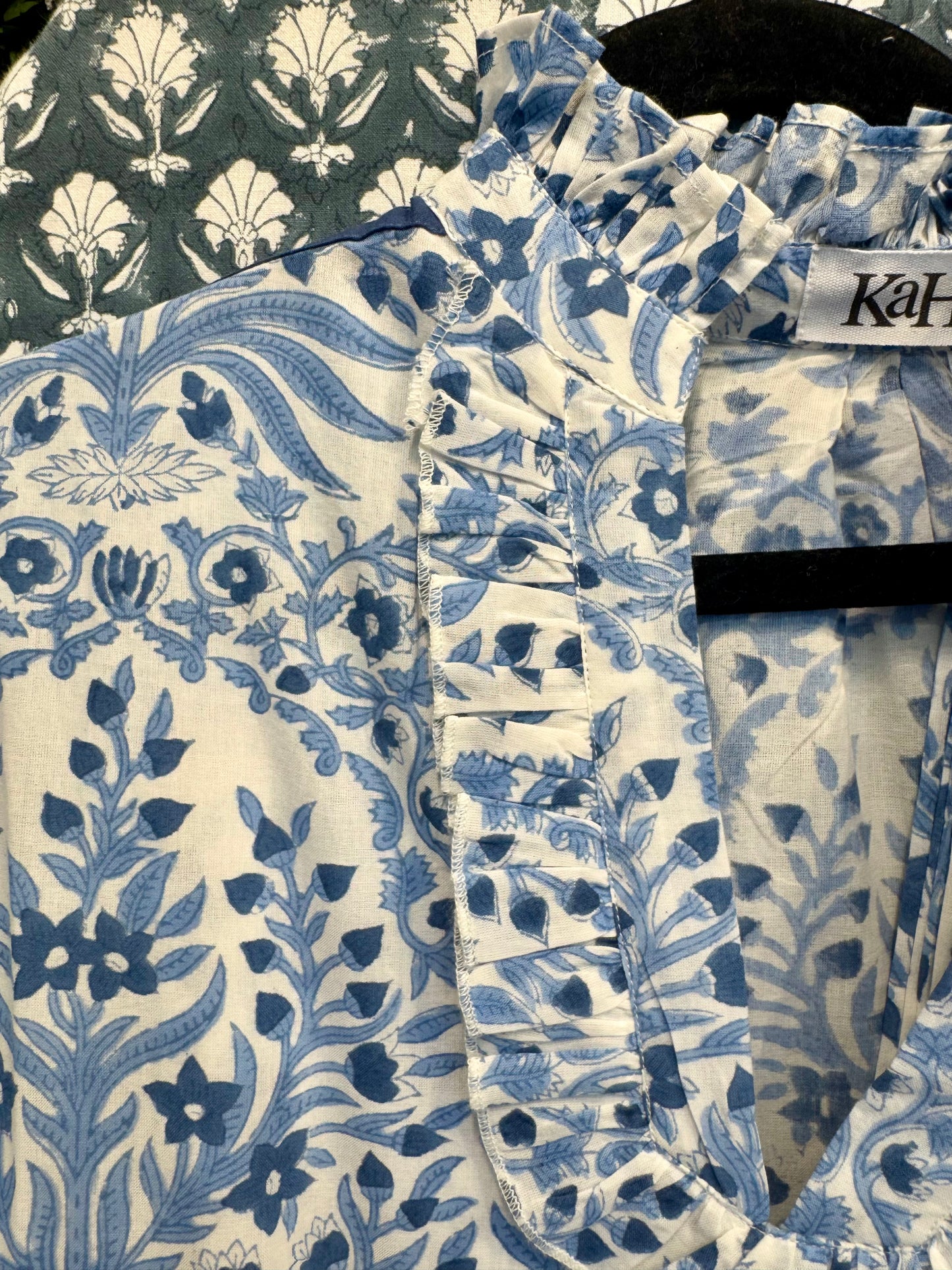 BLUE BUTAH FLORENCE DRESS