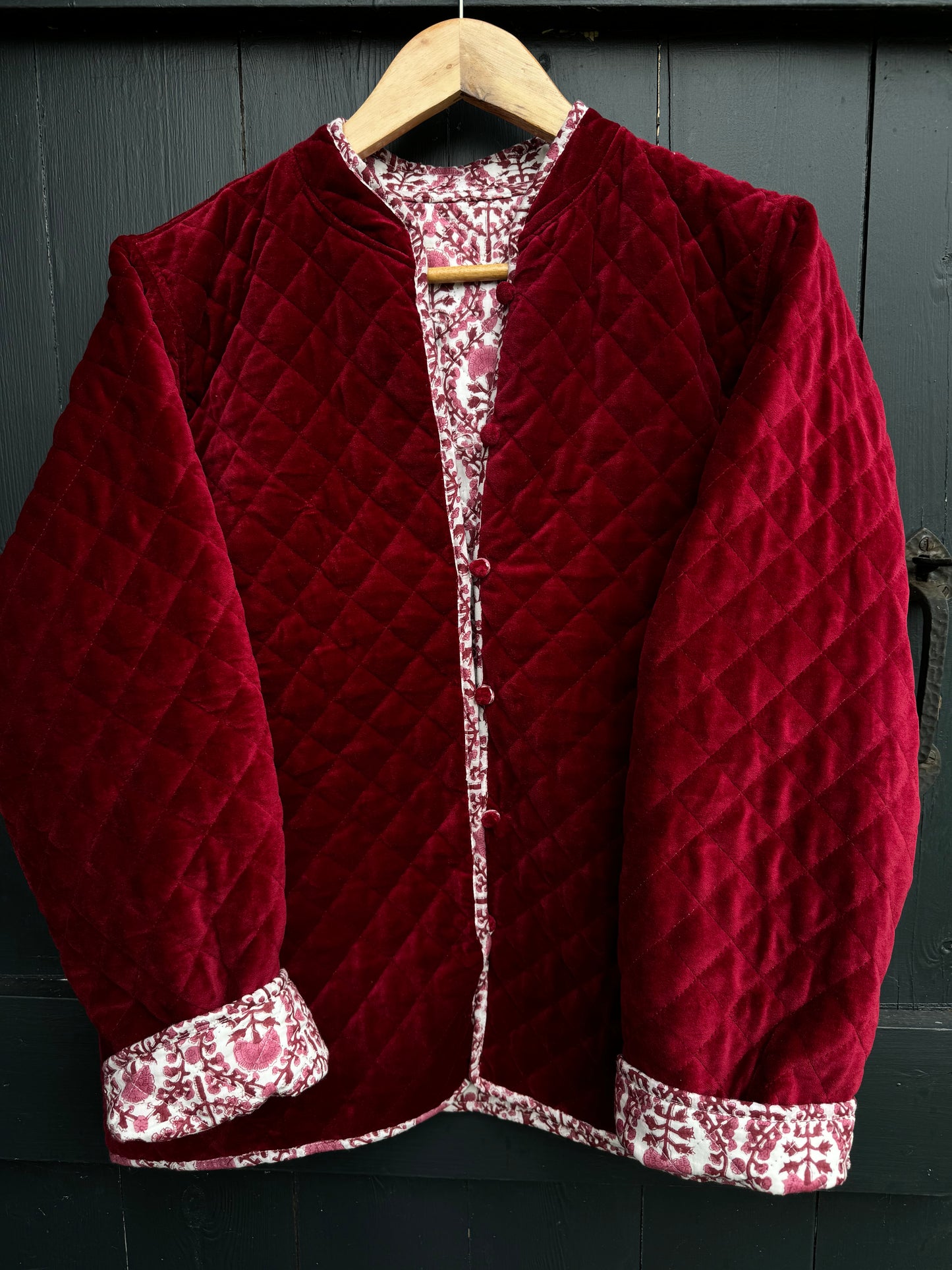 CLARET VELVET JACKET