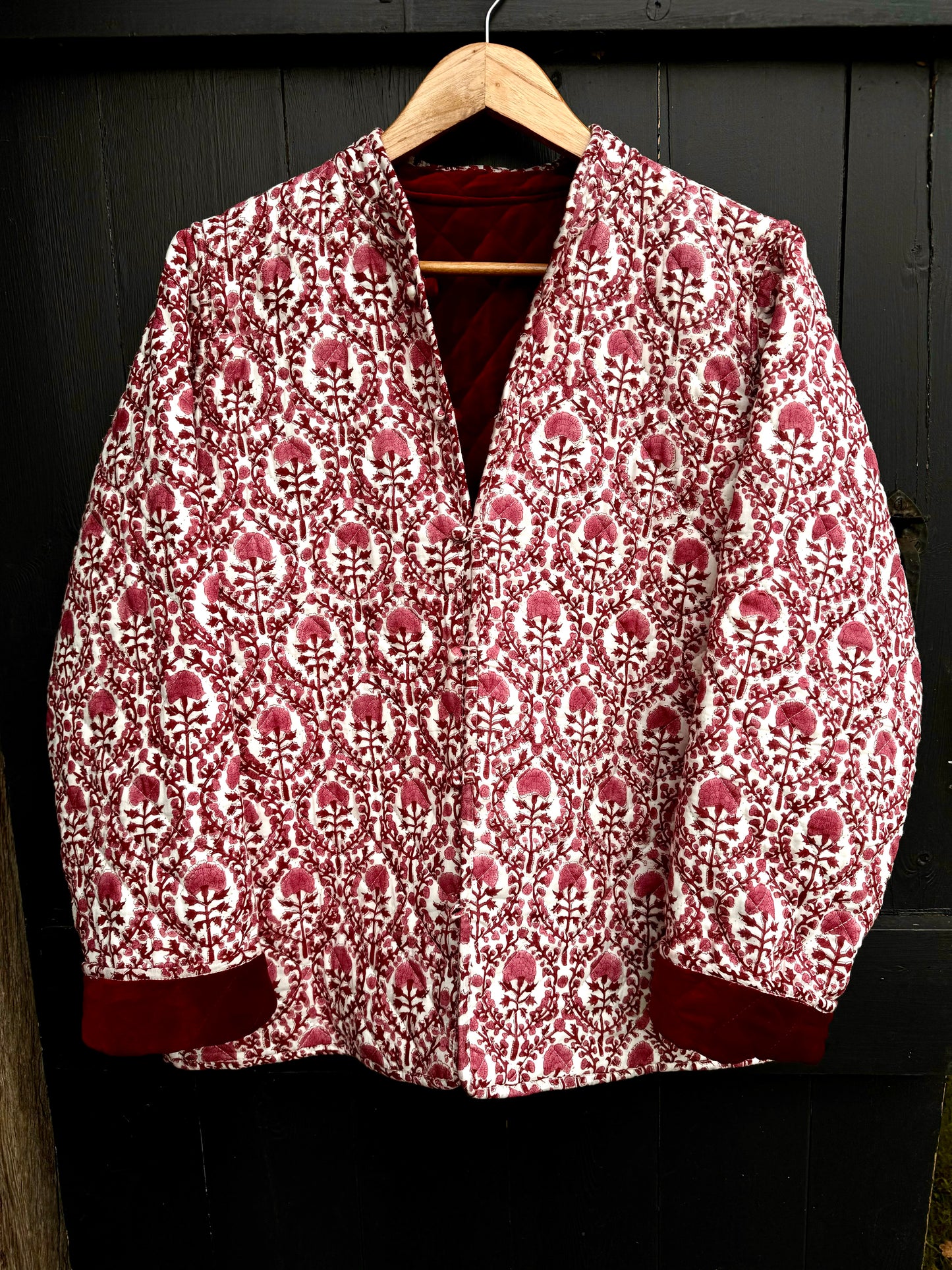 CLARET VELVET JACKET