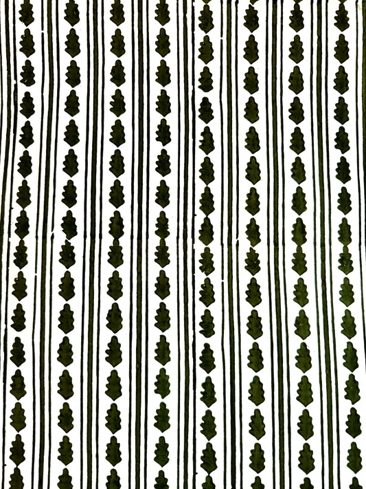 GREEN KAHO STRIPE WRAPPING PAPER