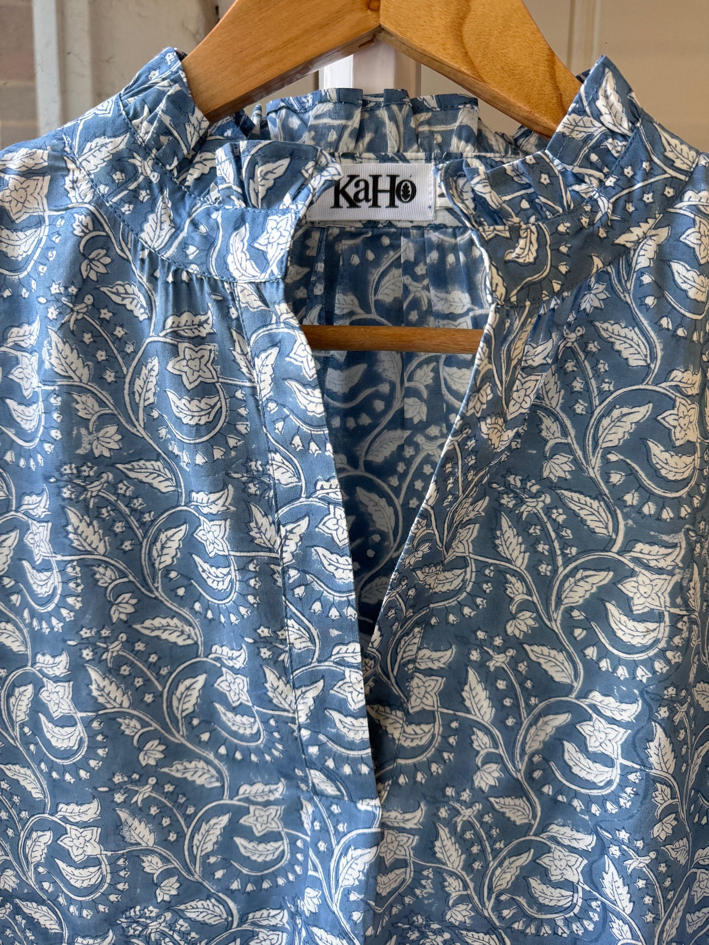 BLUE FLORAL SHIRT