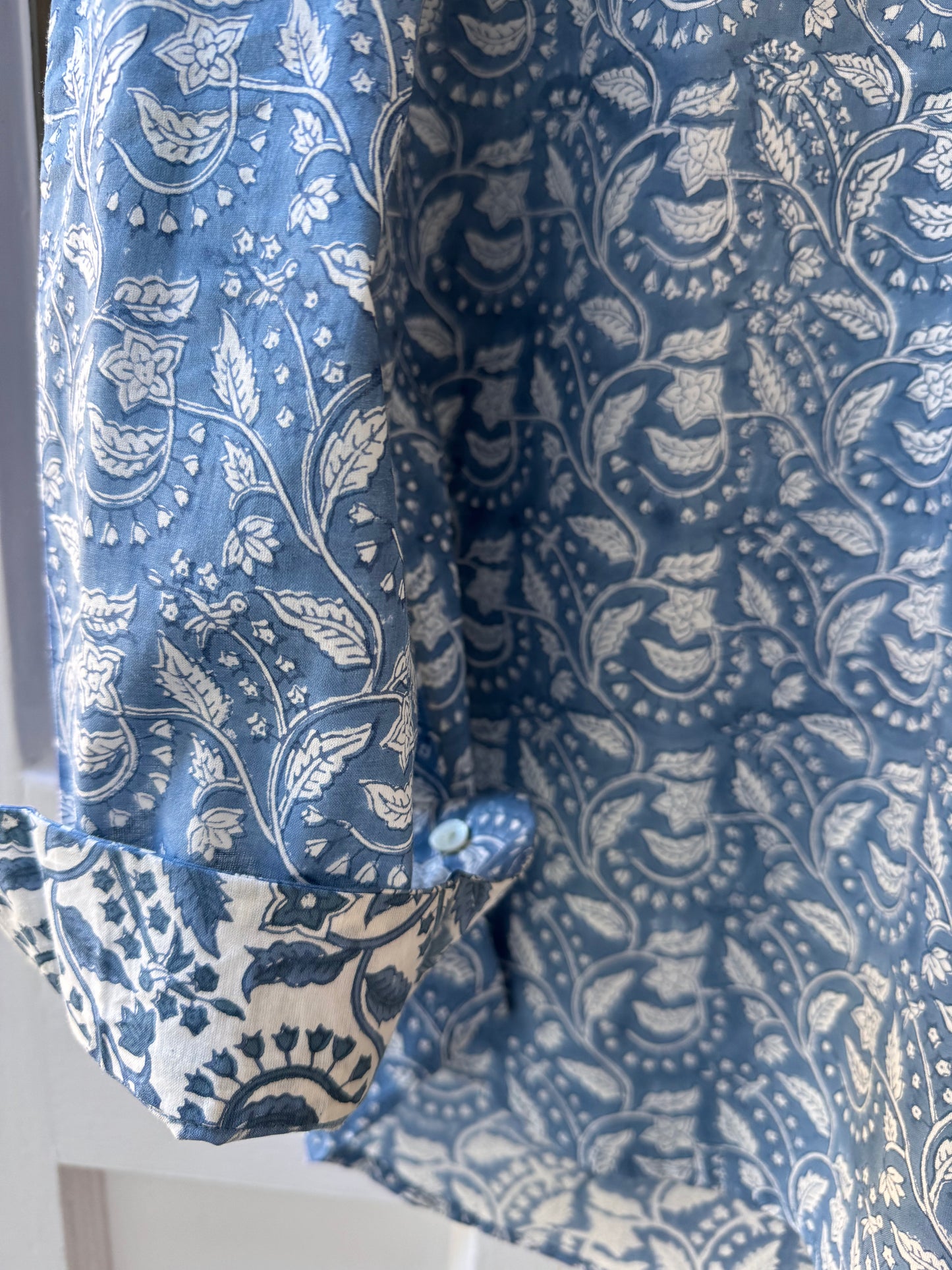 BLUE FLORAL SHIRT