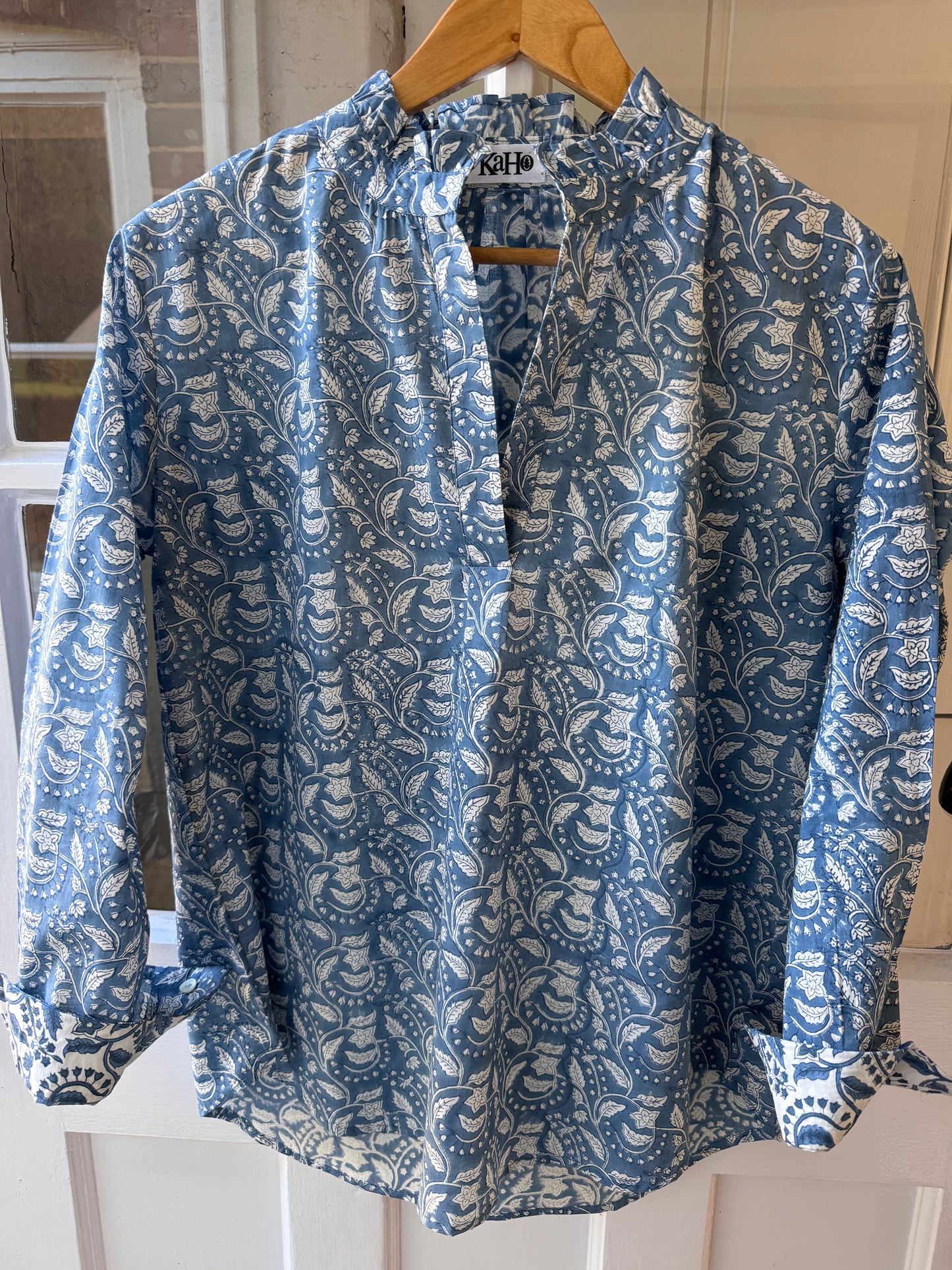 BLUE FLORAL SHIRT
