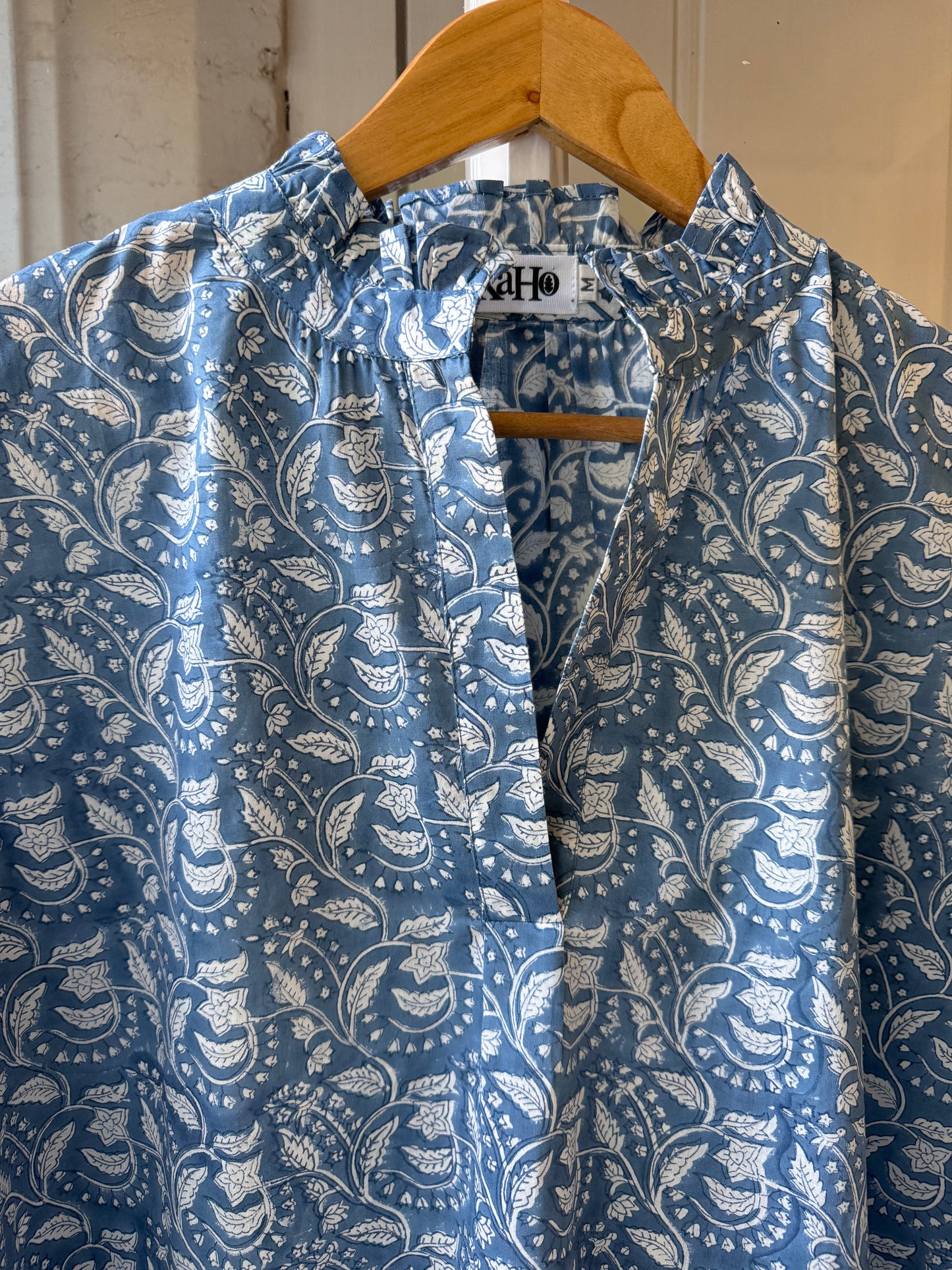 BLUE FLORAL SHIRT