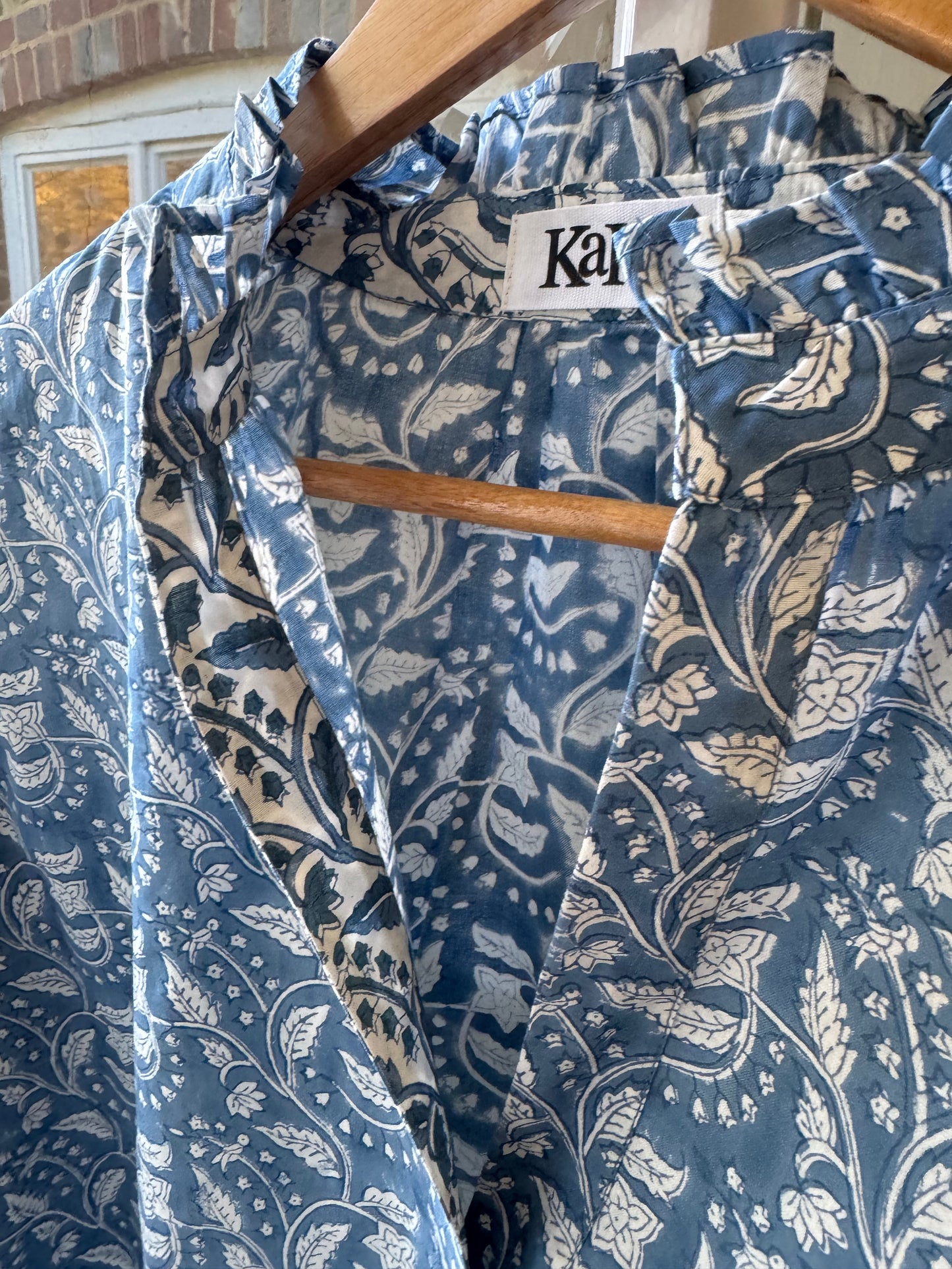 BLUE FLORAL SHIRT