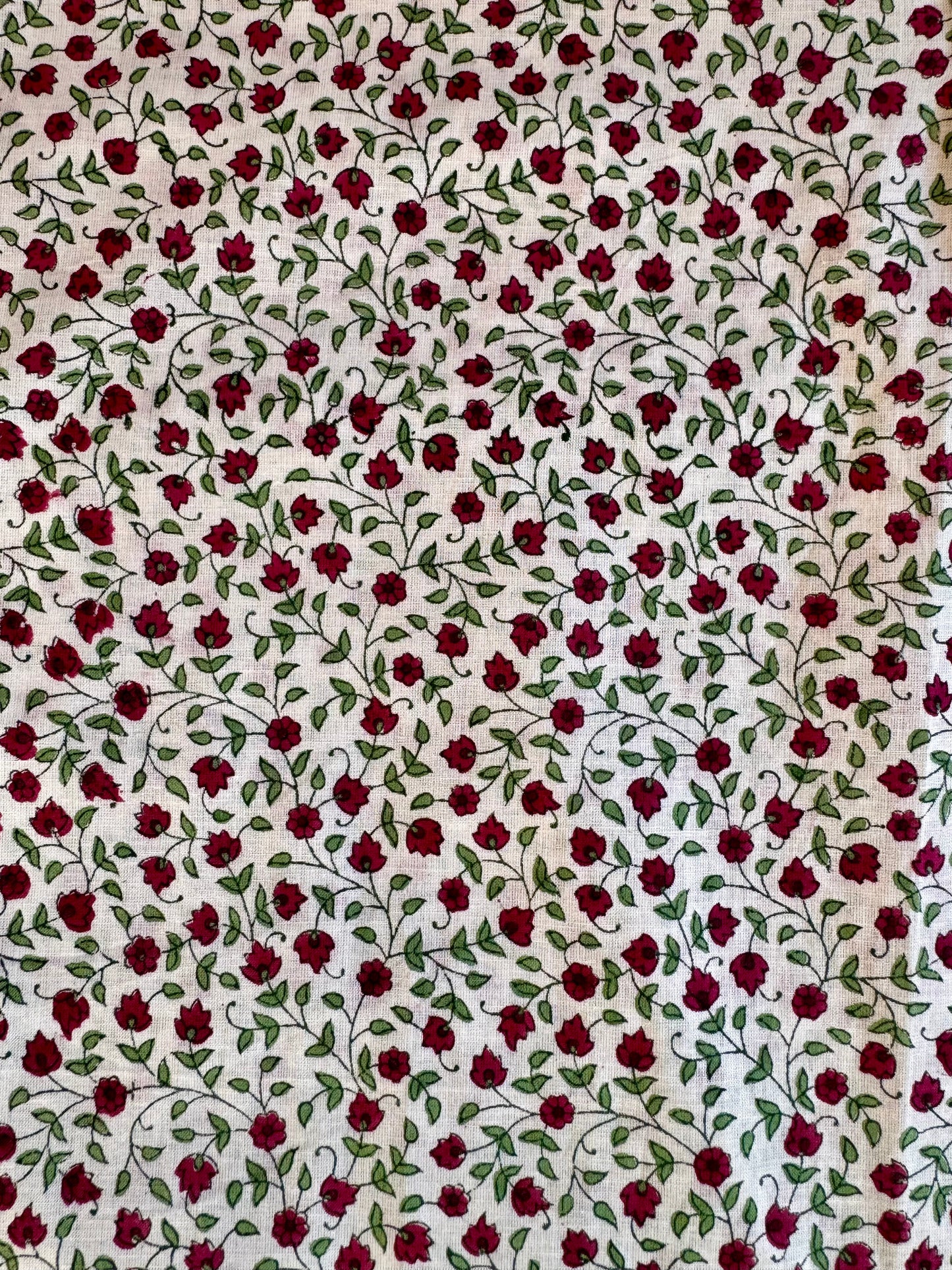 PINK AND GREEN DITSY FLORAL SHIRT