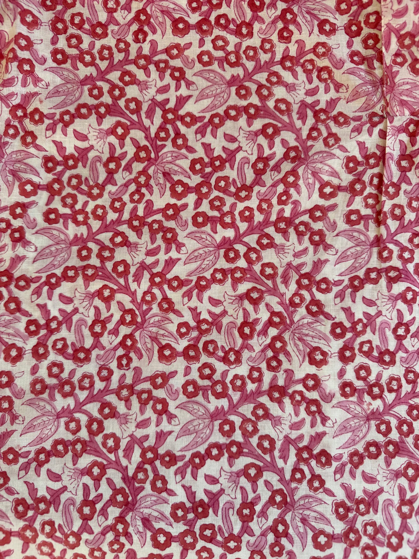PINK AND RED SPRIG SHIRT