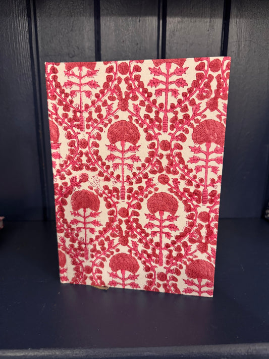 RED TRELLIS JOTTER