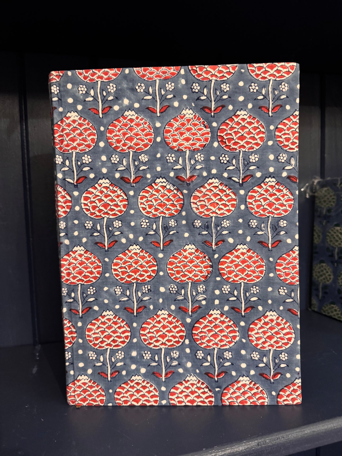 BLUE AND RED ARTICHOKE BOOK