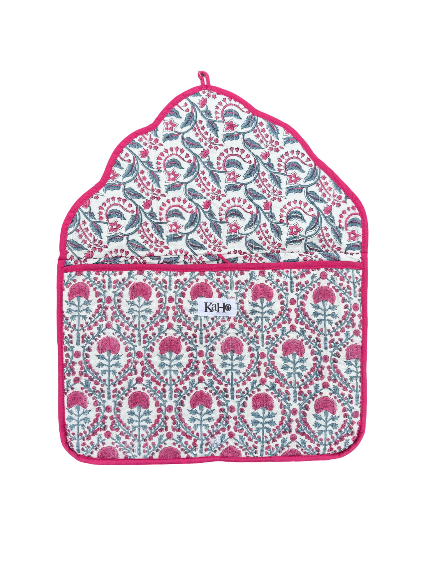 PINK AND BLUE TRELLIS LAPTOP CASES