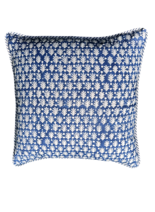DARK BLUE ACORN CUSHION