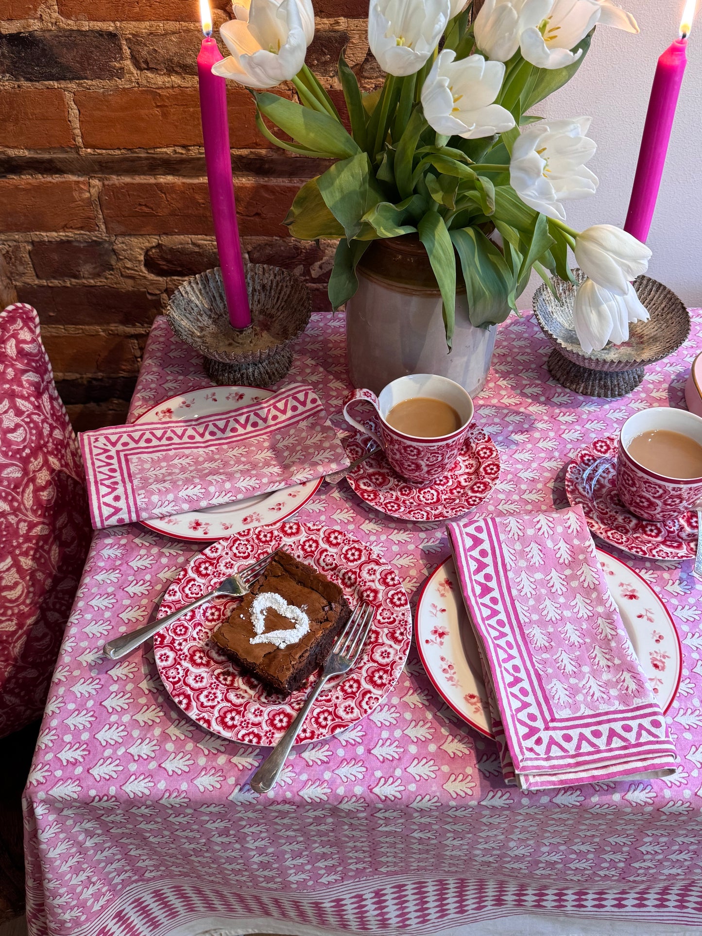 PINK ACORN NAPKINS