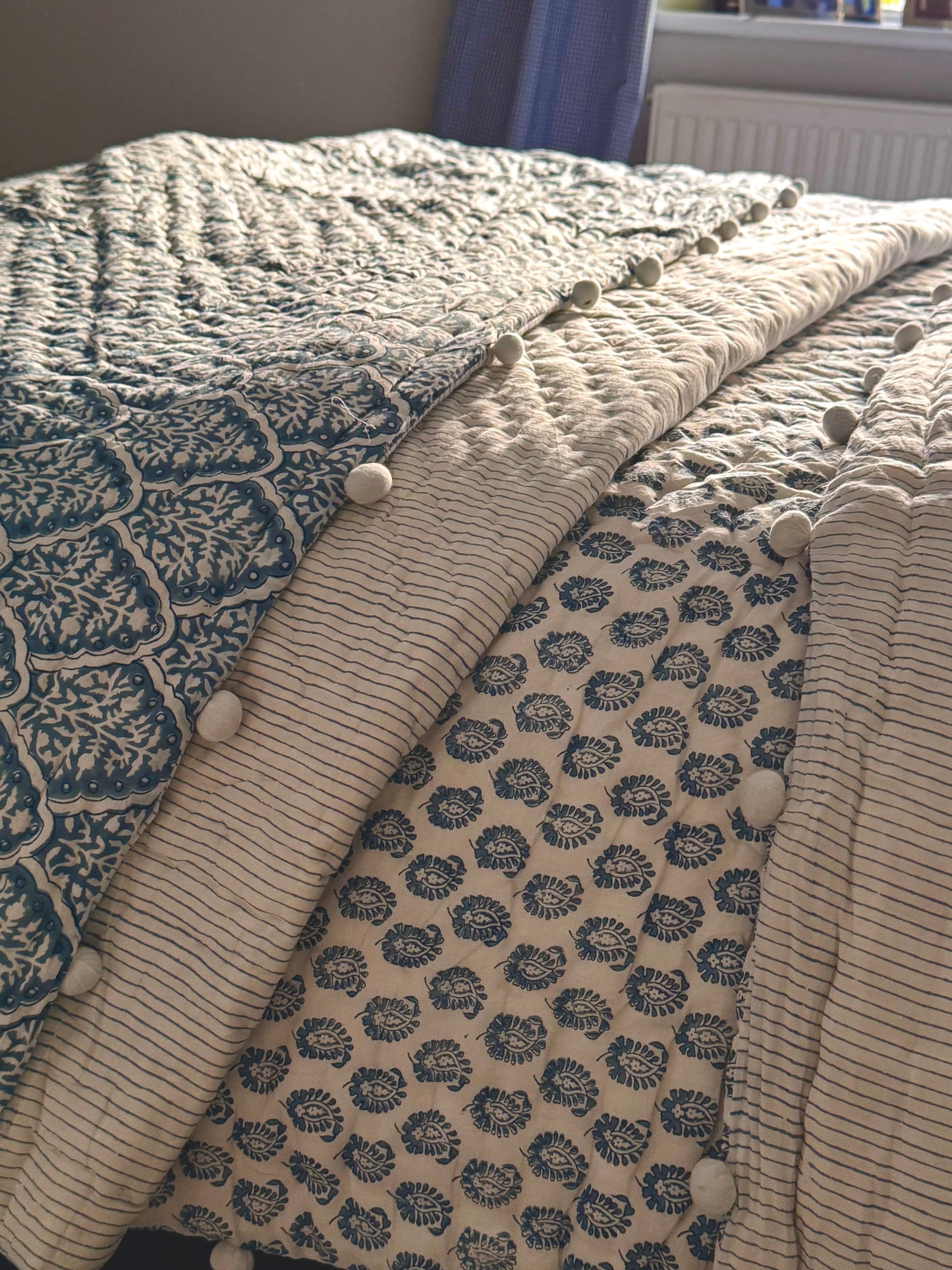 Blue Ambi Bed Quilt