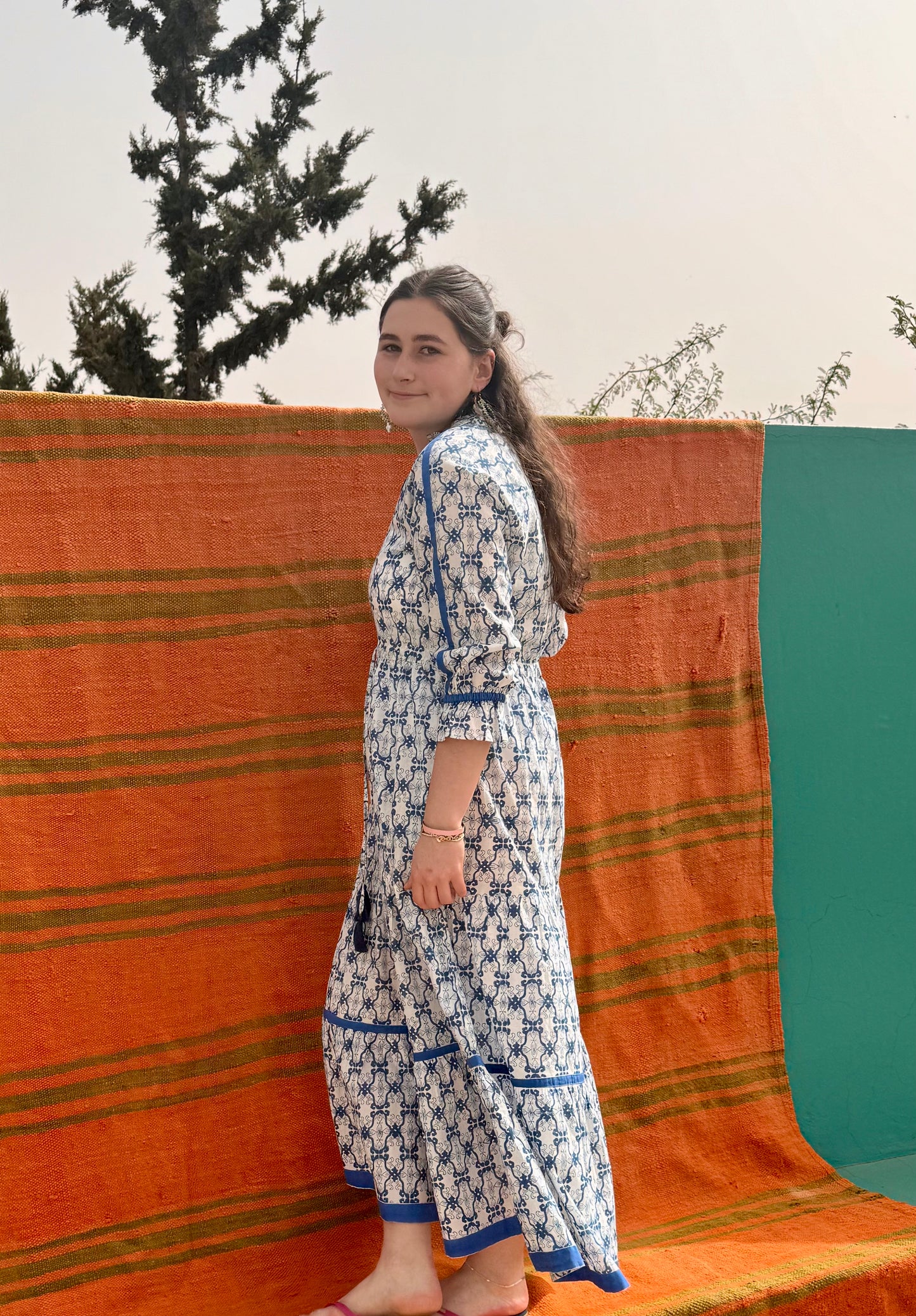 BLUE GABLE LOTTIE DRESS