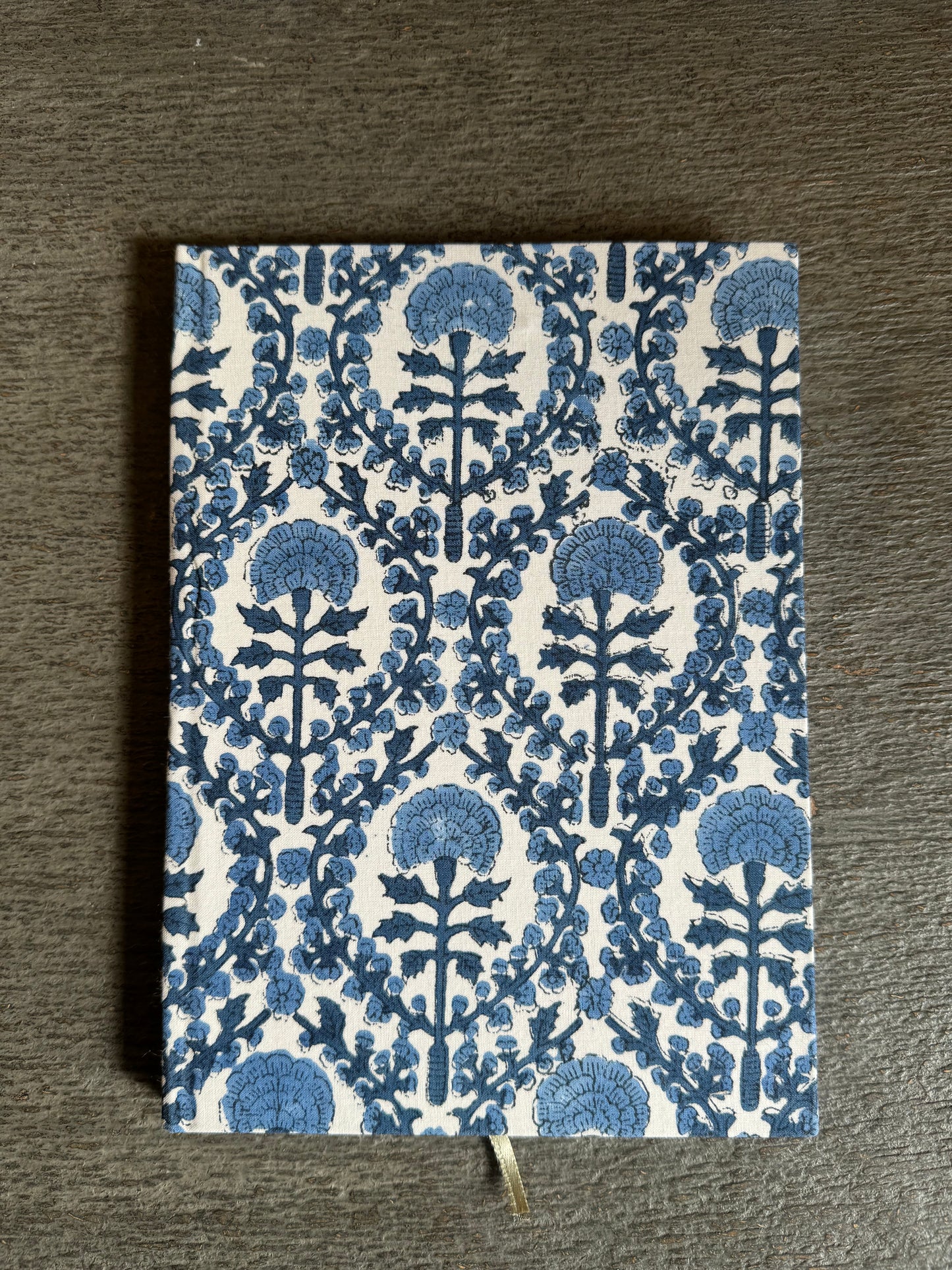BLUE TRELLIS JOTTER