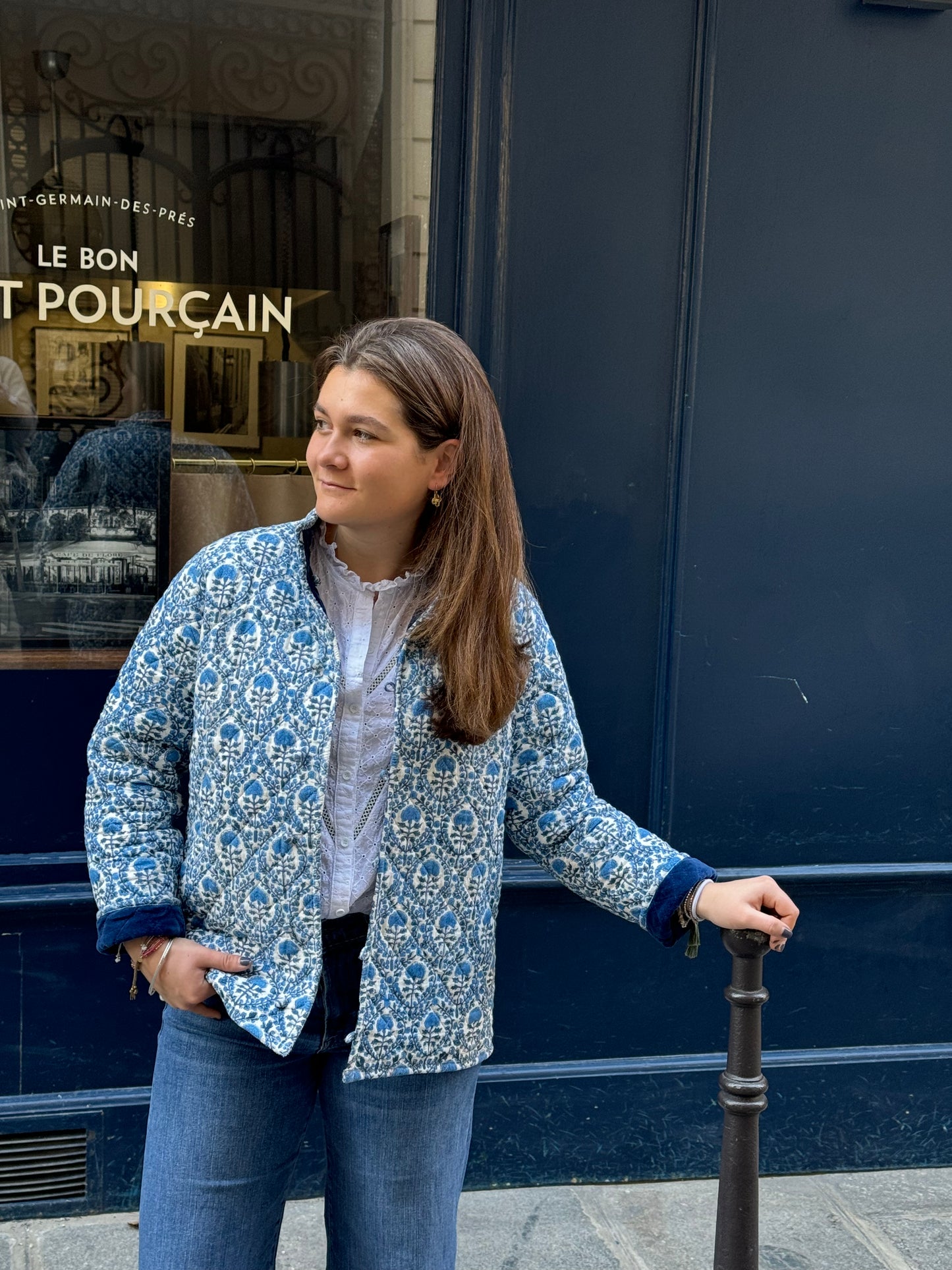 BLUE VELVET JACKET