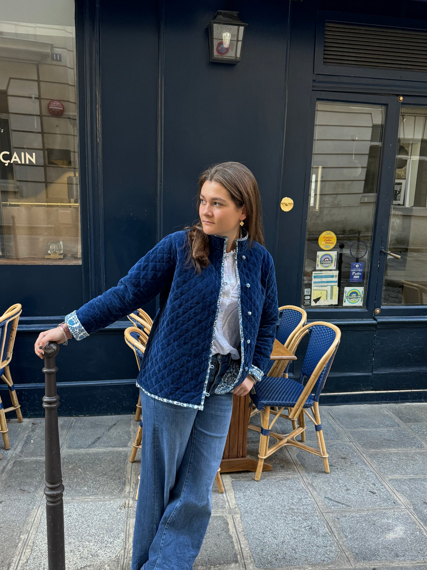 BLUE VELVET JACKET