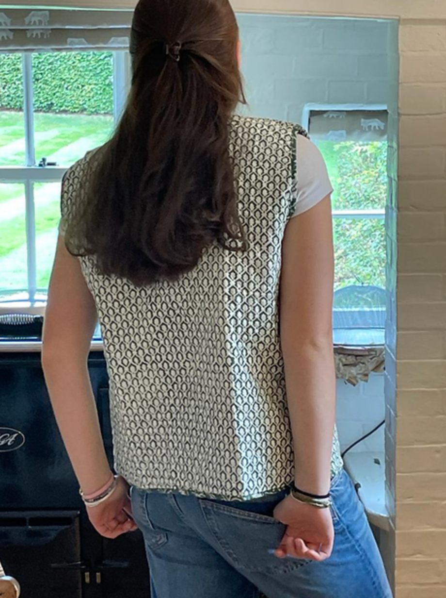 GREEN REVERSIBLE GILET