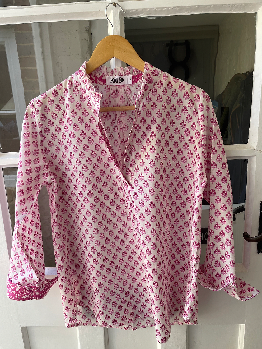PINK FLORAL SHIRT