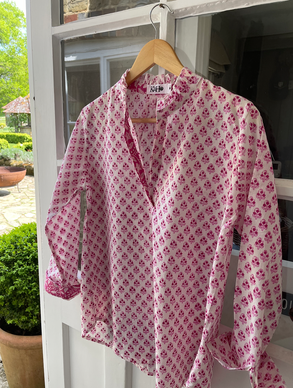 PINK FLORAL SHIRT