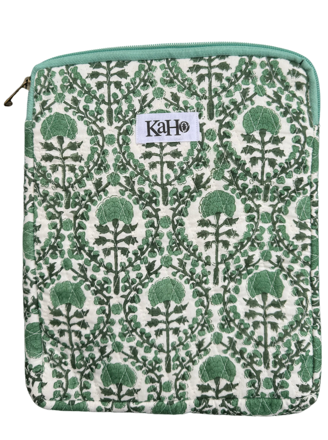 GREEN TRELLIS IPAD CASE