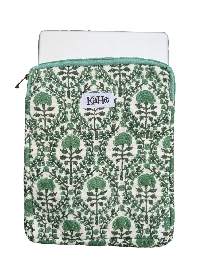 GREEN TRELLIS IPAD CASE