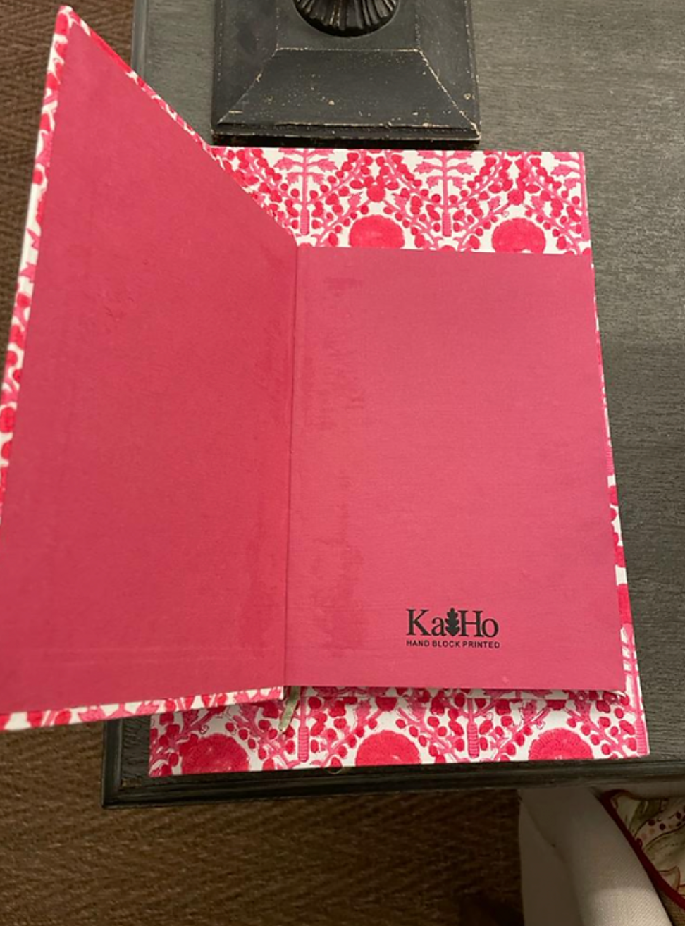 RED TRELLIS JOTTER