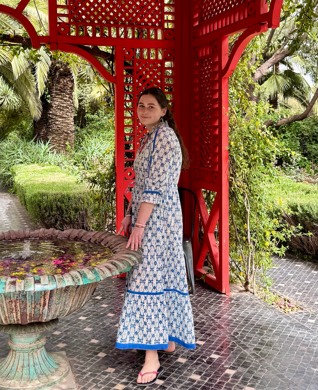 BLUE GABLE LOTTIE DRESS