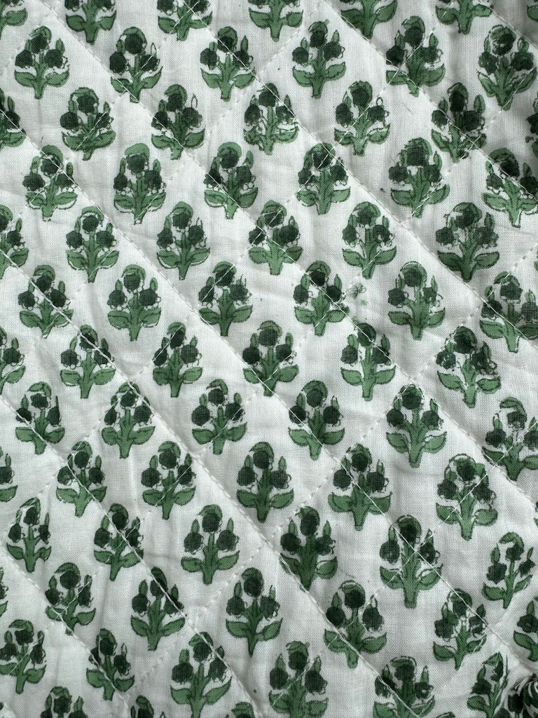 GREEN TRELLIS REVERSIBLE JACKET