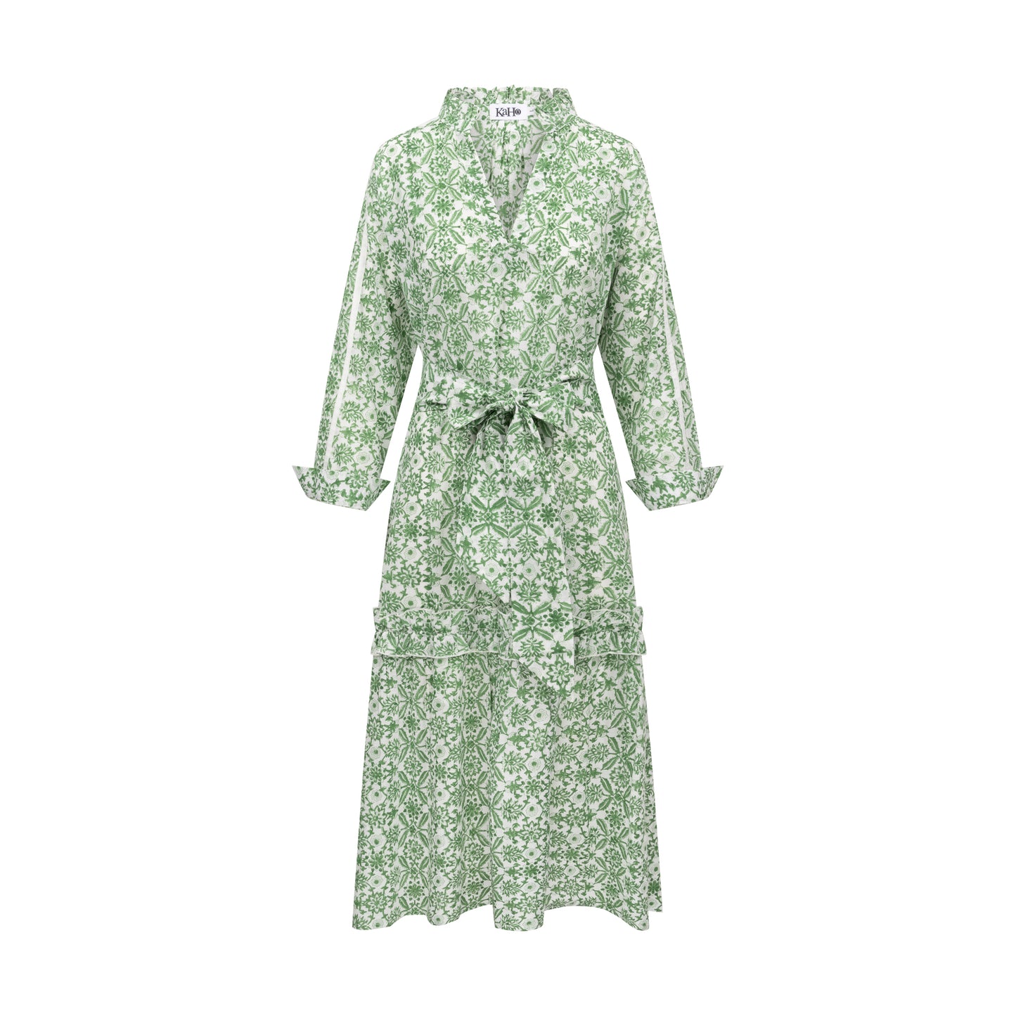 GREEN THISTLE FLORENCE MAXI DRESS