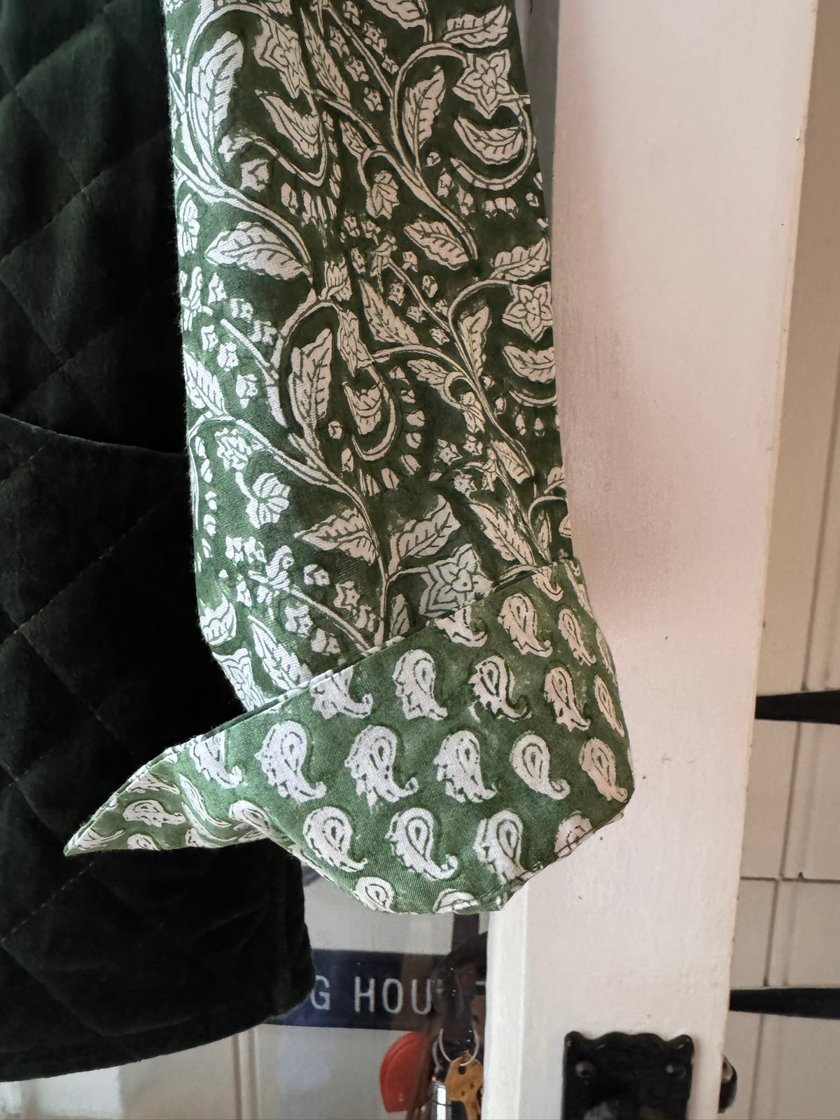 DEEP GREEN FLORAL SHIRT