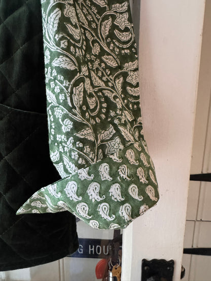DEEP GREEN FLORAL SHIRT