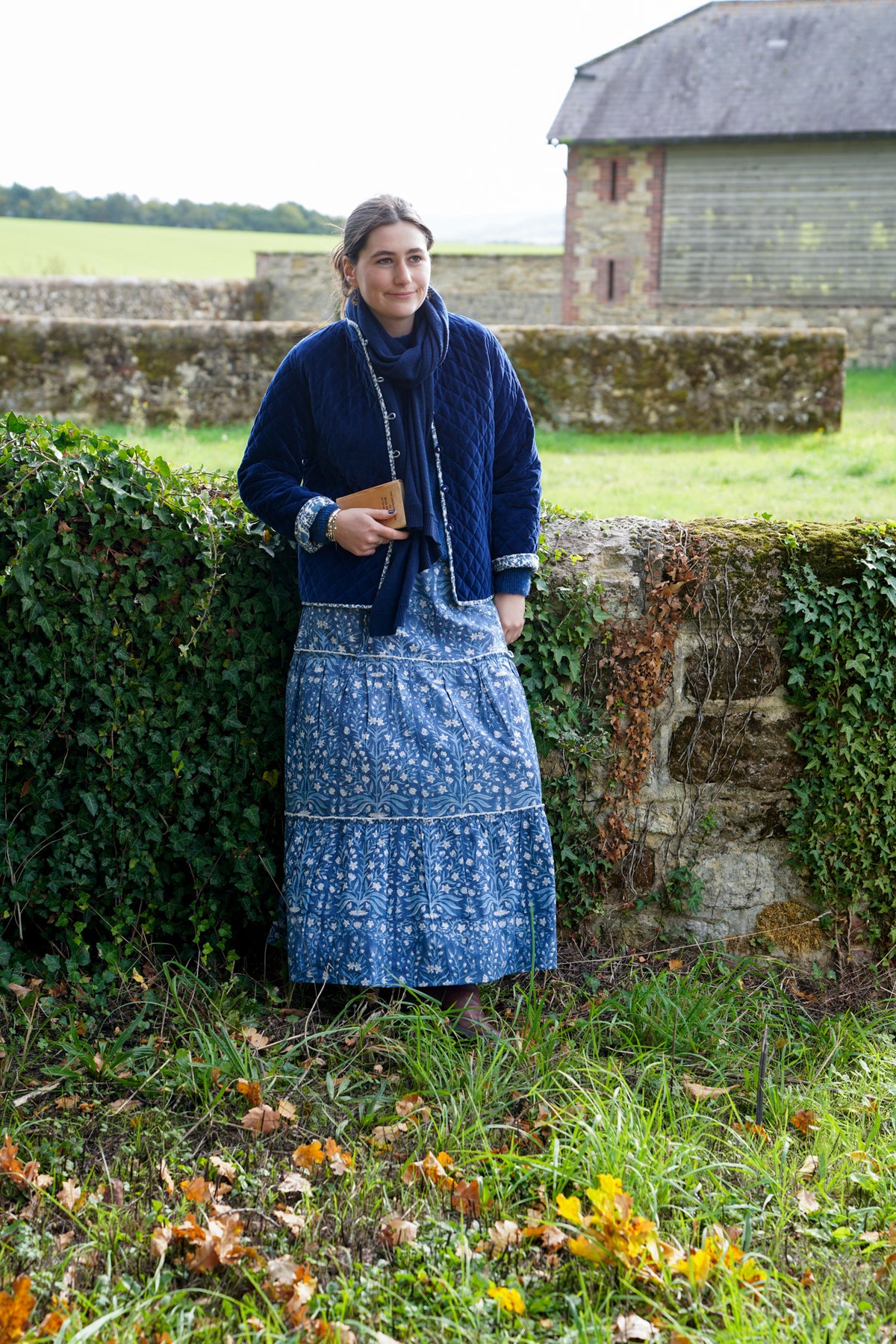 DEEP BLUE BUTAH LOTTIE DRESS