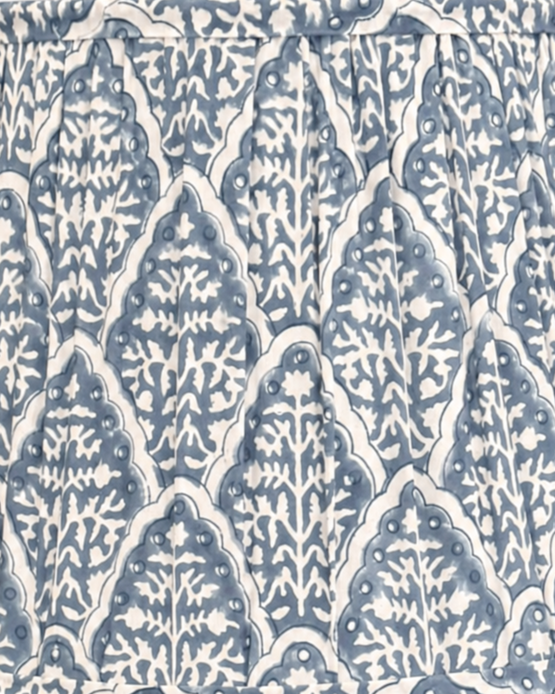 Large Blue Tile Lampshade
