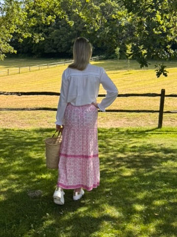 PINK THISTLE SKIRT