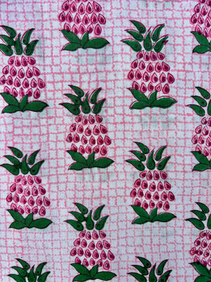 PINK AND GREEN PINEAPPLE BOXER SHORTS