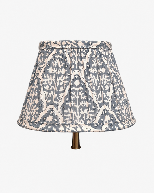 Tiny Blue Tile Lampshade
