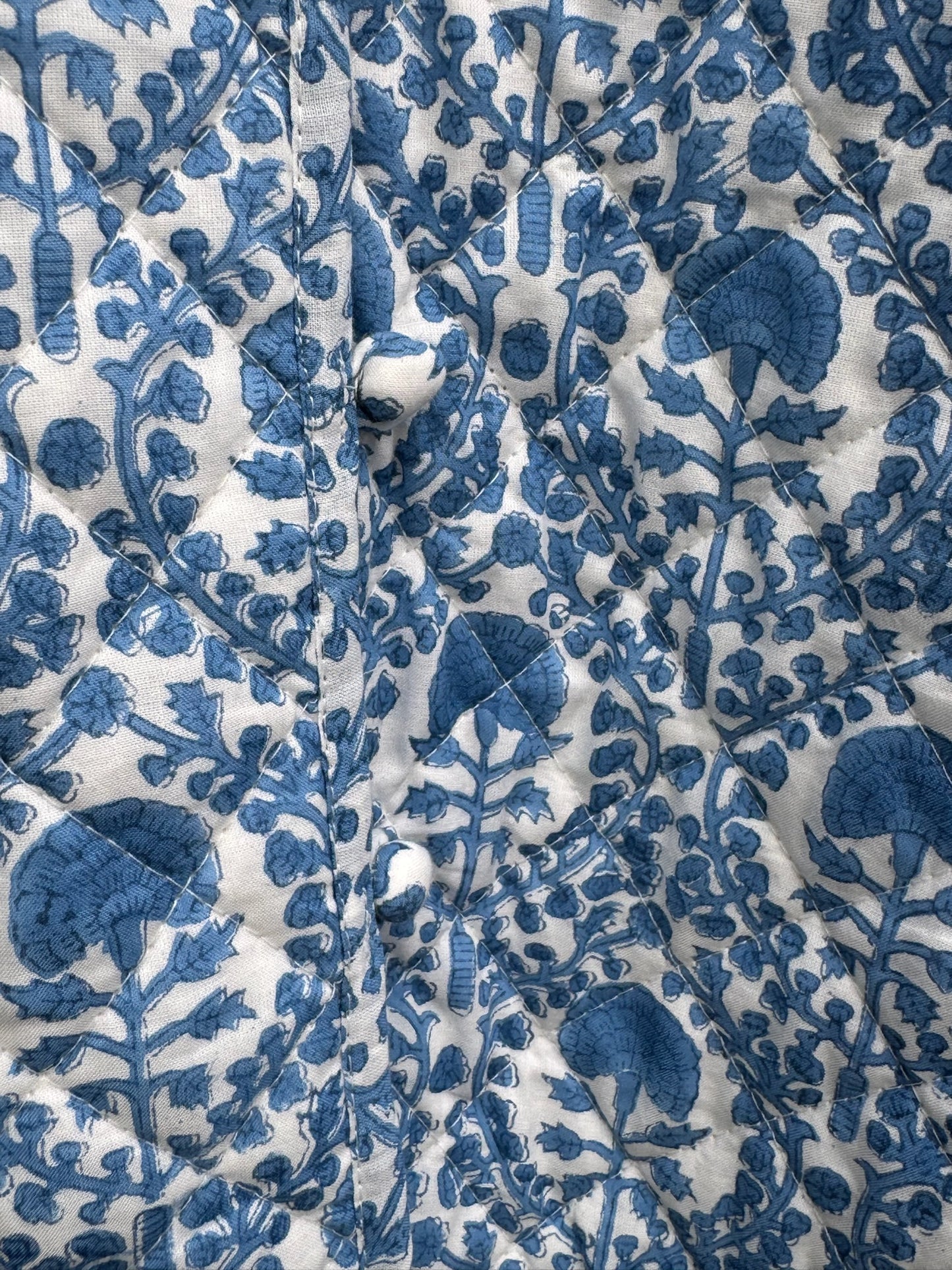 BLUE TRELLIS REVERSIBLE JACKET