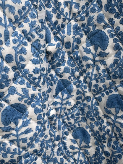 BLUE TRELLIS REVERSIBLE JACKET