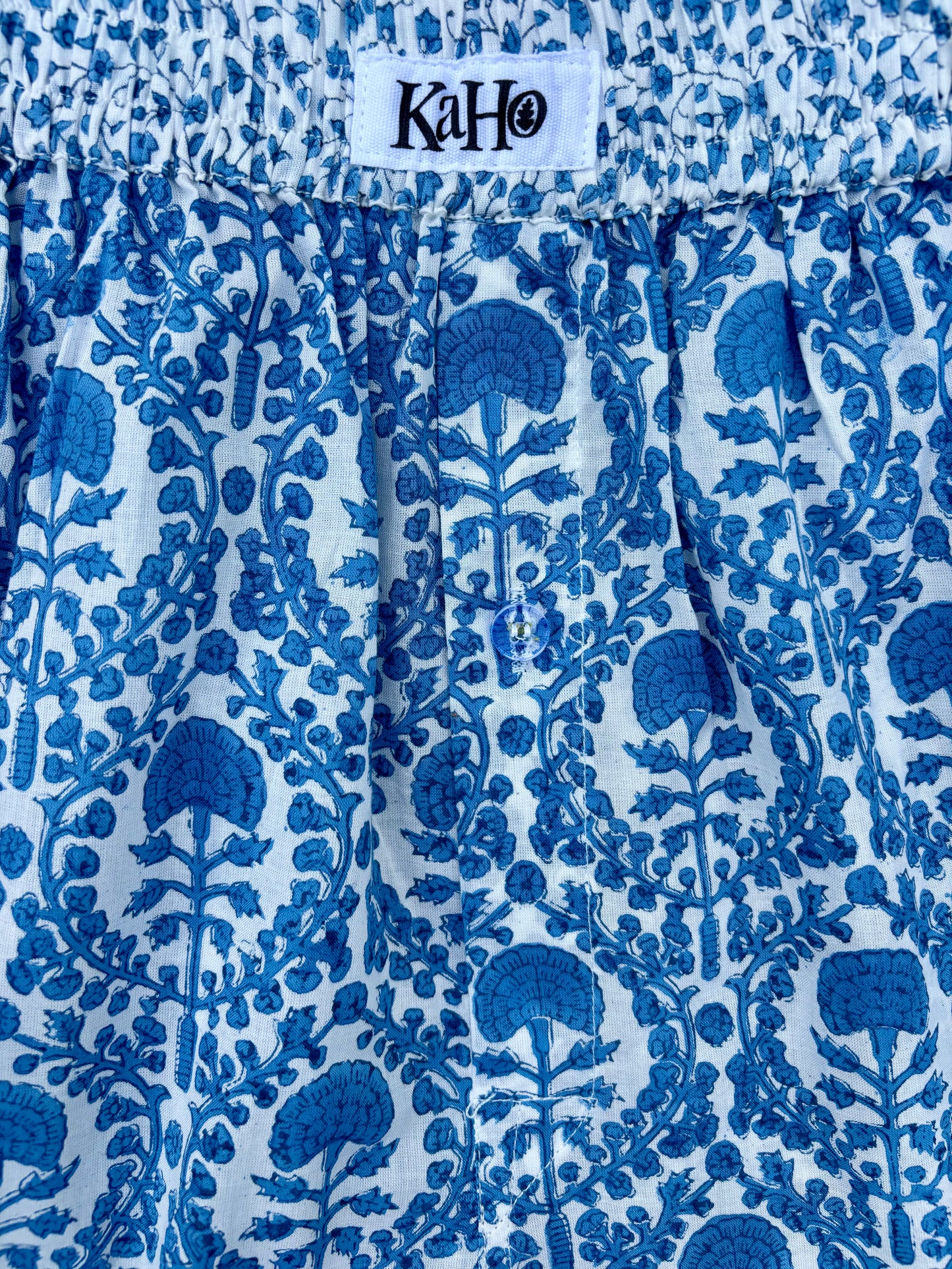 BLUE TRELLIS BOXER SHORTS