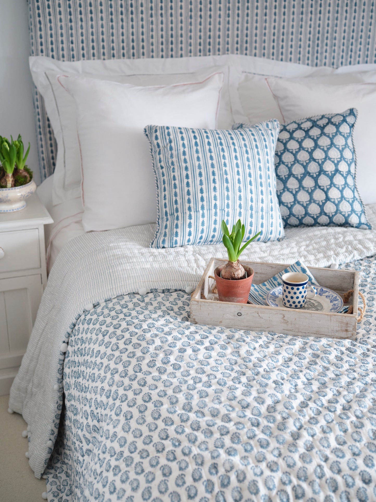 Blue Ambi Bed Quilt