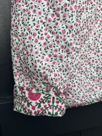 PINK AND GREEN REVERSIBLE JACKET