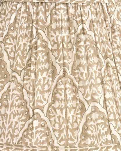 Medium Putty Tile Lampshade